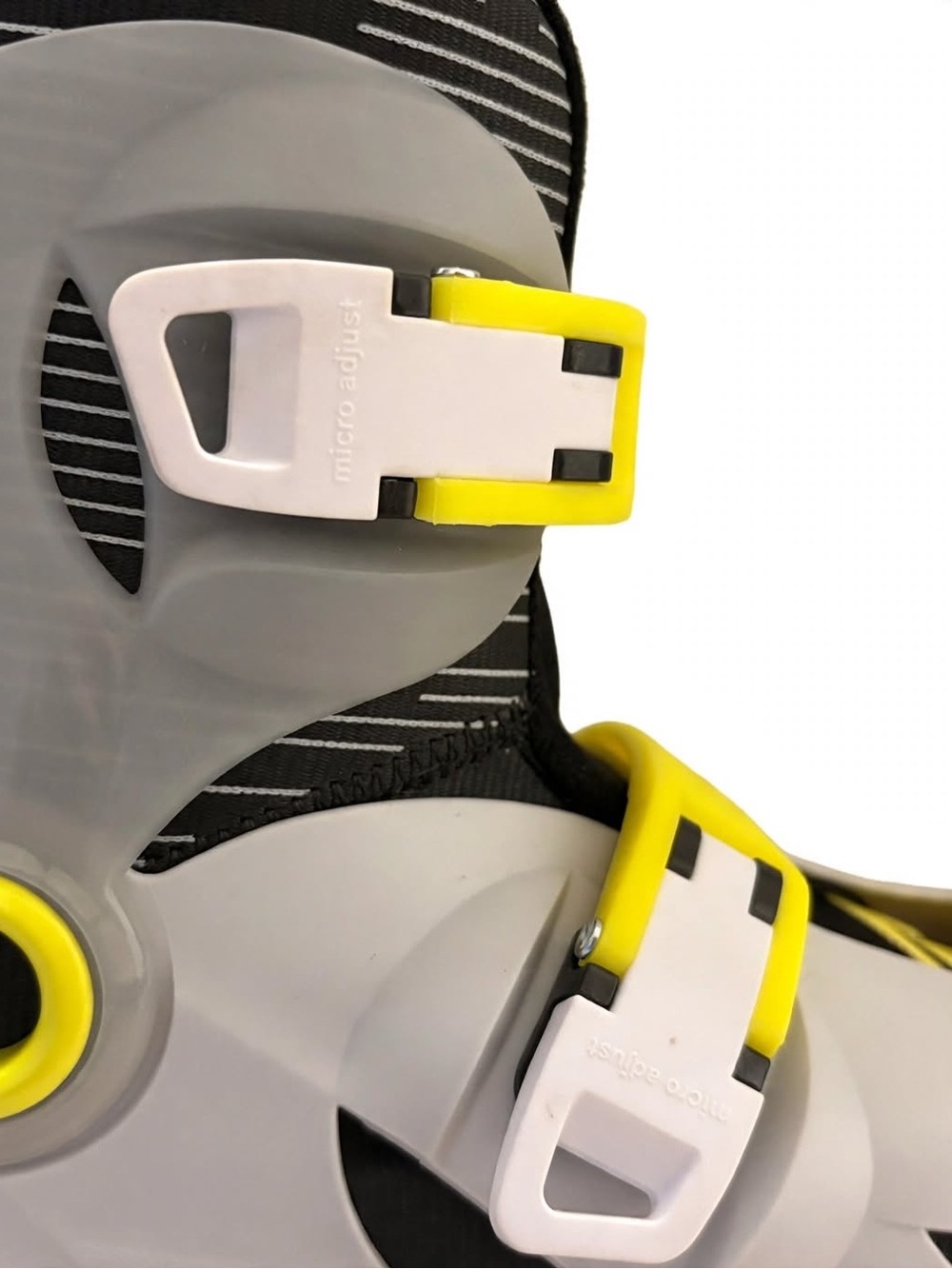 Kids Adjustable Inline Skates - Gray & Yellow - Picture 2 of 4